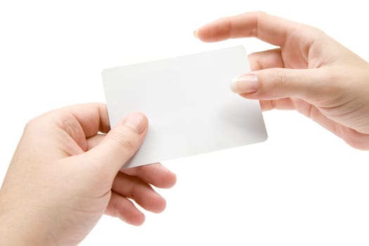 Present your business card