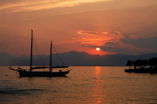 Evening atmosphere at Bardolino