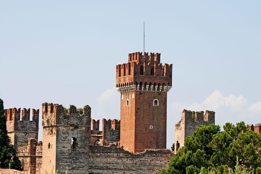 Lazise,medieval castle,Lake Garda