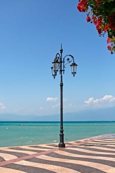 Lazise, Uferpromenade am Gardasee