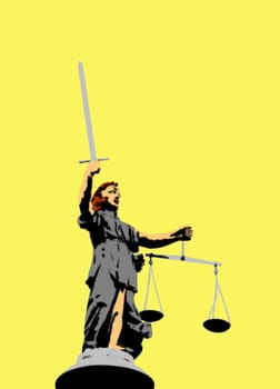 Justitia in PopArt