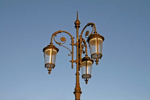 Lazise,lantern on the waterfront