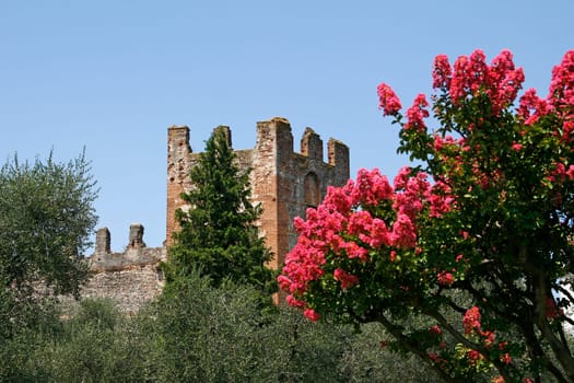 Lazise,medieval castle,Lake Garda