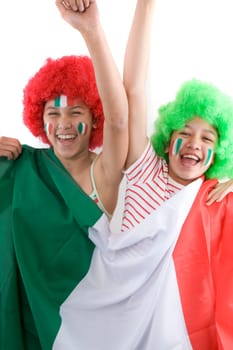 Football fan Italy