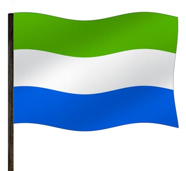 Flag Sierra Leone