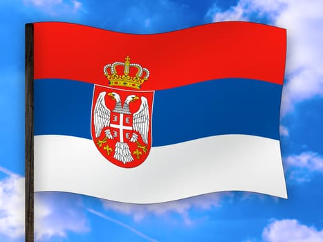 Flag of Serbia