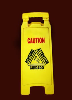 Caution danger of slipping
