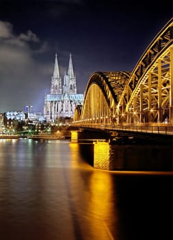 Cologne at night