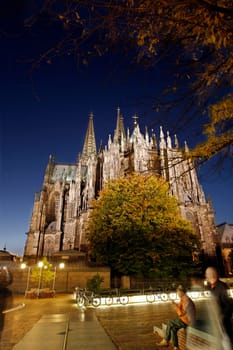 Cologne Cathedral at the blue hour