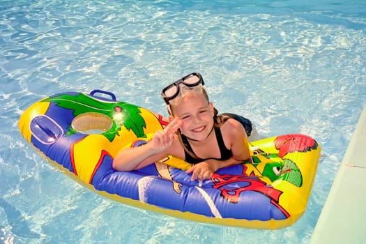Girl at the pool