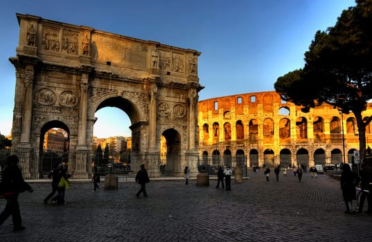 Rome in January 2007 - a first HDR attempt