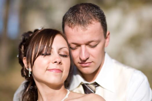 Dreaming newlyweds