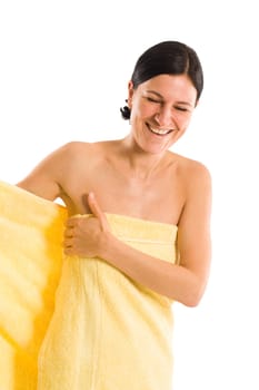 Wrap in towel