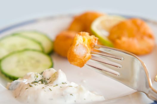 Prawns in batter