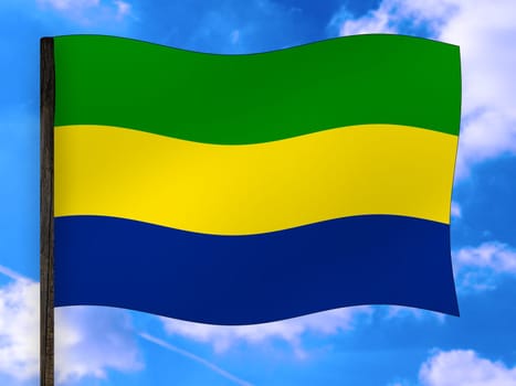 Flag of Gabon