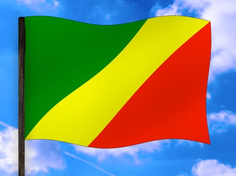 Flag of Congo
