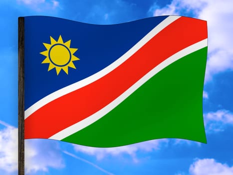 Flag Namibia