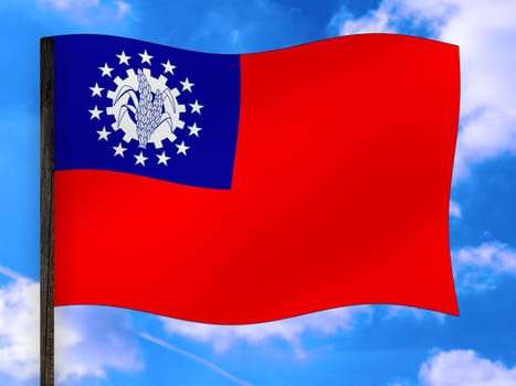 Flag Myanmar