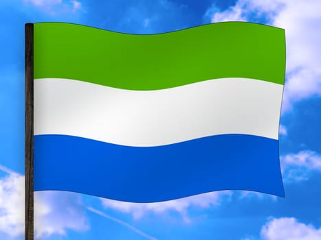 Flag Sierra Leone