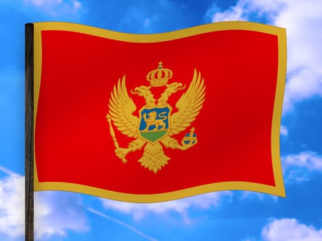 Flag of Montenegro