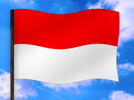 Flag Monaco