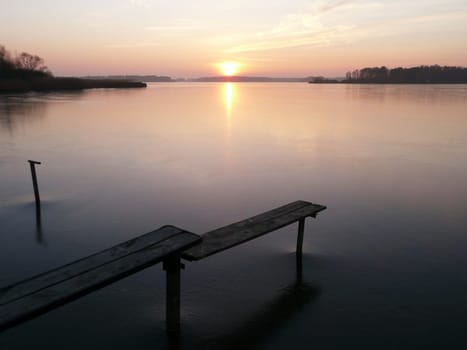 Evening at the lake