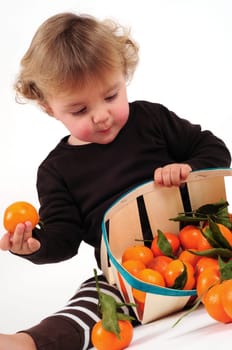 Box full of fruit