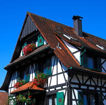 Half-timbered house in the Black Forest