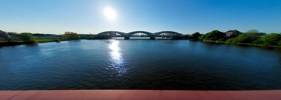 Elbe bridge panorama