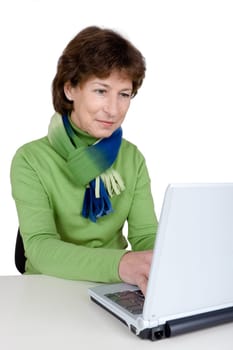 Active middle-aged woman