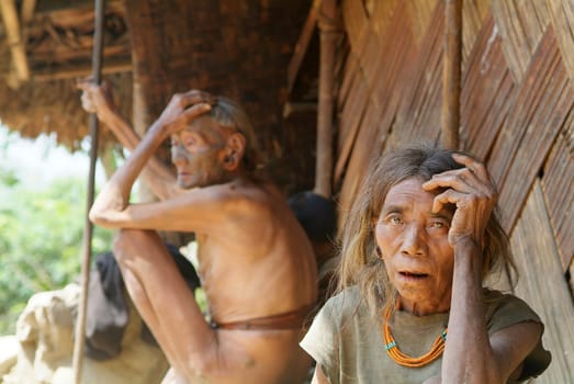 I've been thinking for a long time whether I should post this portrait. It shows my friend's great-grandparents in a small jungle village on the border with Burma in northeast India (Nagaland). They are tribesmen of the Nagas and live at the level of the