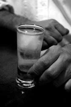 Drinking Ouzo