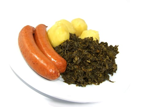 Kale platter