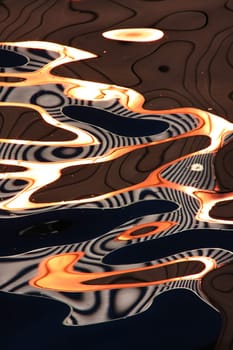 Reflective water