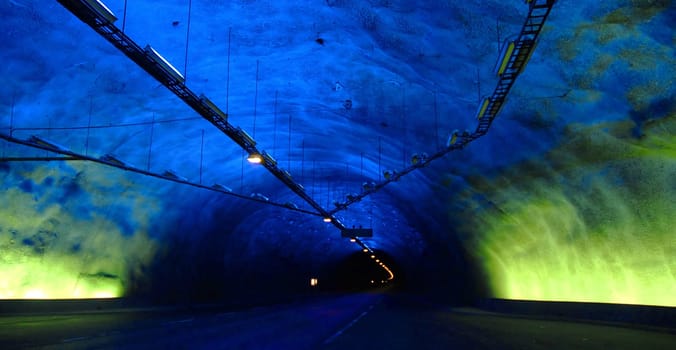 The Norwegians are very good at building tunnels. But I rarely found one of the tunnels as impressive as this one. It is the longest road tunnel in the world,located on the route between Bergen and Oslo. It is located in the Laerdal Tunnel and is 25
