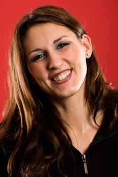 Laughing woman