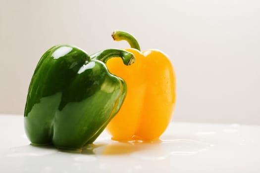 Two bell peppers