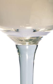 Champagne glass detail