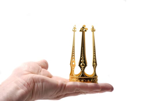 Hand Extends Crown