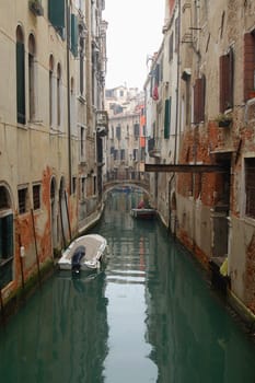 Venice 2008 in rain fog