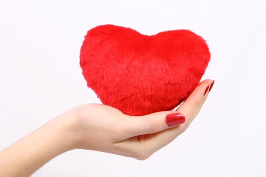 Hand with heart