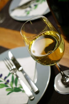 White wine to the menu