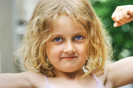 strong child