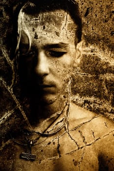 It started when they came for me  when I was sentenced to death. And I repeat,I am not afraid of dying. I am aware of objects and their surroundings. A ragged cup, a distorted mop. The face of Jesus in my soup. D