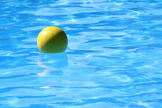 Volleyball in the water