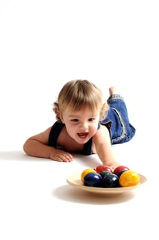 Reaching for the eggs