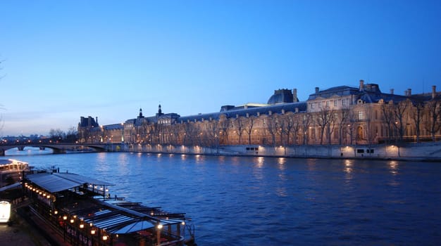 Louvre Night Scene