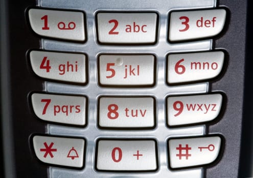 Telephone keypad