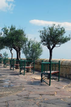 Park on the Mediterranean Sea