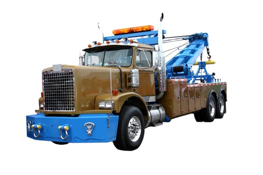 Large Wrecker Tow Truck